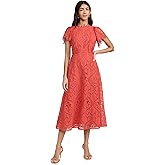 Shoshanna Womens Eyelet Chiffon Norma Dress