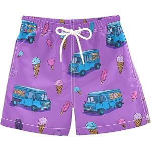 Ollabaky Boys Swim Trunks Quick Dry Beach Board Shorts with Pockets Bathing Suits for Toddler Kids Youth