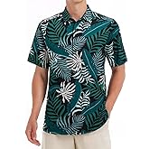 Havana Breeze Mens Hawaiian Shirts Silk Short Sleeve Beach Shirt Relaxed Fit Vacation Shirts