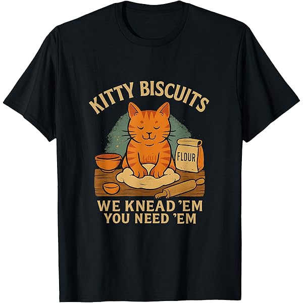 Amazon.com: Funny Cat Kneading Dough Retro Kitty Biscuits
