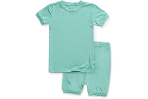 VAENAIT BABY Toddler Kids Girls Boys Sleepwear Pajamas Short Soft Shirring Cool Summer Viscose Pjs 2pcs Set