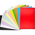 Coloured Paper A4 110 GSM - Colored Cardstock Rainbow Coloured Card (Pack of 120 Sheets & 12 Colours)