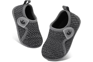 FEETCITY Baby Boys Girls First Walking Shoes Infant Sneakers Crib Shoes Breathable Lightweight Slip On Shoes