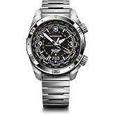 Victorinox Air Pro Automatic Black Dial Stainless Steel Watch 43mm - 242004