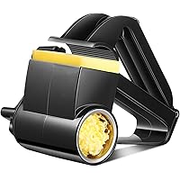 Rotary Cheese Grater Manual Handheld Cheese Grater with Stainless Steel Drum for Grating Hard Cheese Chocolate Nuts…