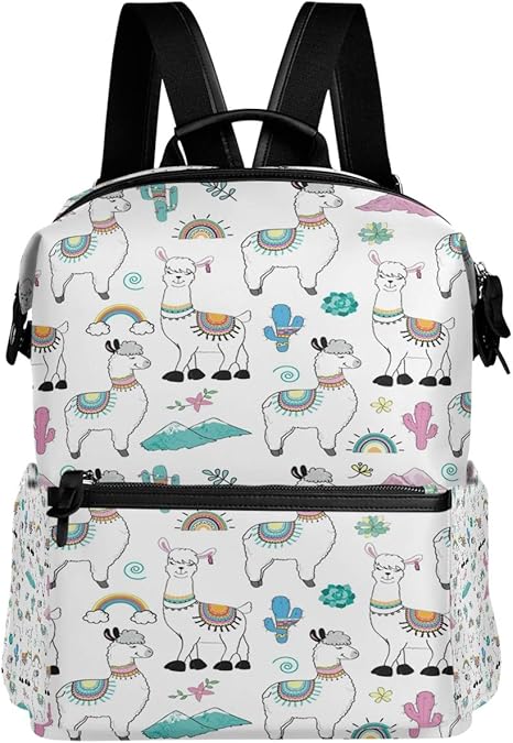 llama book bag