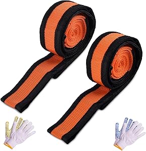 Moving Straps,2-Person Moving Straps Lifting to Lift Heavy Objects Easily, Furniture Moving Straps Necessary for Move House,Can Carry Up to 400Ib(2 Count)