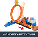 Hot Wheels Super Police Station Track Set 1:64 Die-Cast Car JBM71 view 5