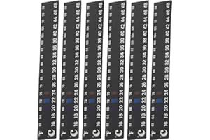 Alipis 6pcs Sourdough Thermometer Sticker Strips for Fermentation Jars, Disposable Temperature Stickers