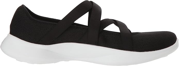 skechers black you serene slip trainers