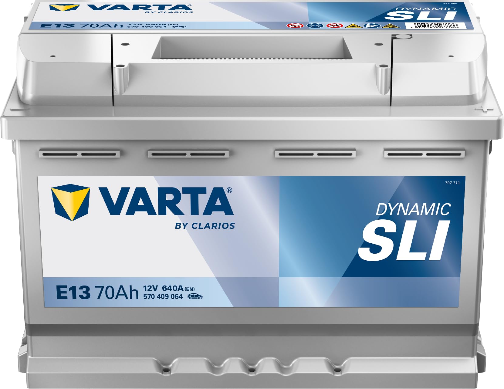 Varta 5704090643122 Autobatterien Black Dynamic E13 12V 70Ah 640A