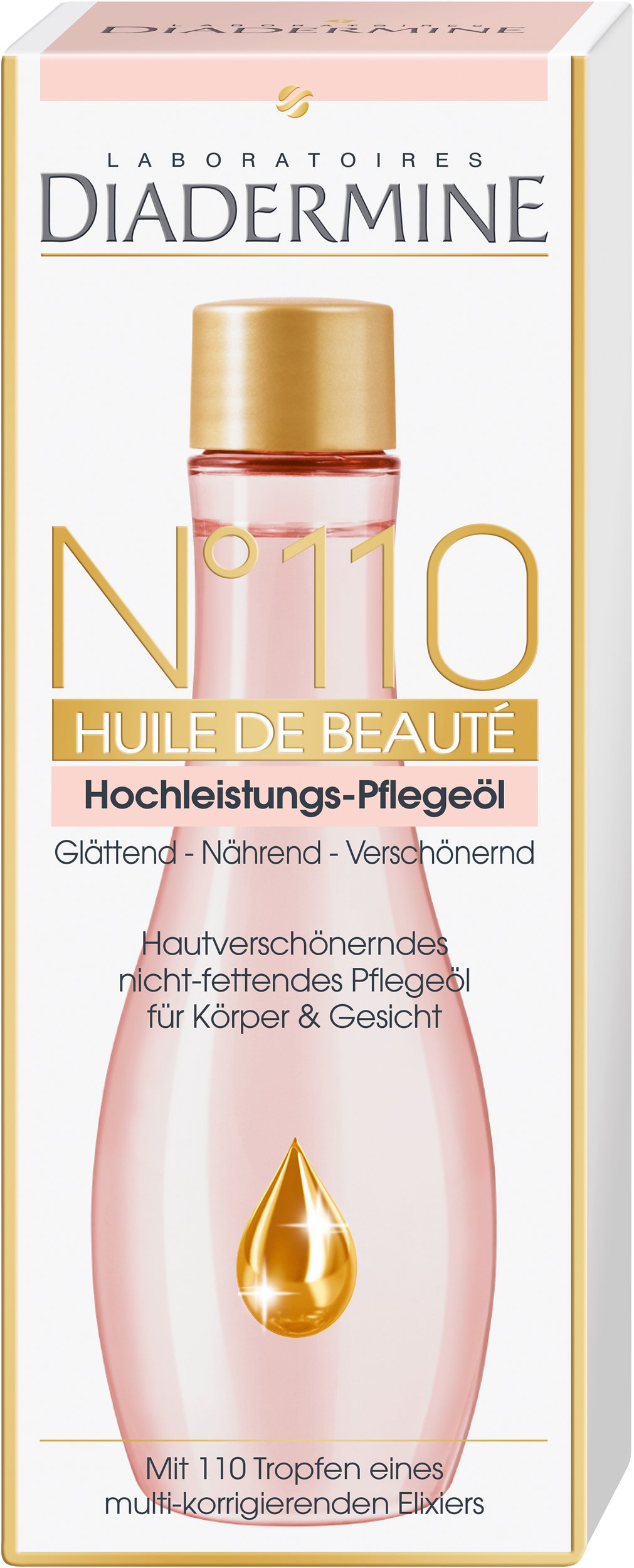 Diadermine No. 110 Huile de beauté Nourishing Face and Body Oil 100 ml