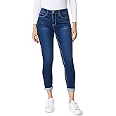 Angels Forever Young Womens Jeanie Lift Convertible Skinny High Rise Jeans (Available in Plus Size)