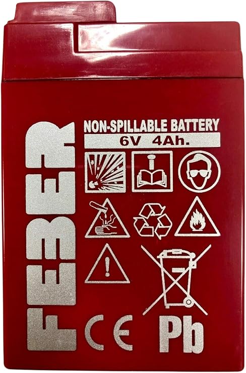 bateria coche feber 6v