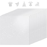 BEISHIDA 12x12inch Glitter Cardstock, White Glitter Paper for Crafts, Graduation Grad Cap Decoration, 250GSM Premium Sparkly Scrapbook Paper for Cricut, Card Making, DIY Art Projects(15 Sheets)