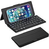 Doohoeek Universal Bluetooth Keyboard for Samsung Galaxy Z Fold, iPad mini 7 2024 & Phones, Portable Dual Bluetooth Mini Keyb