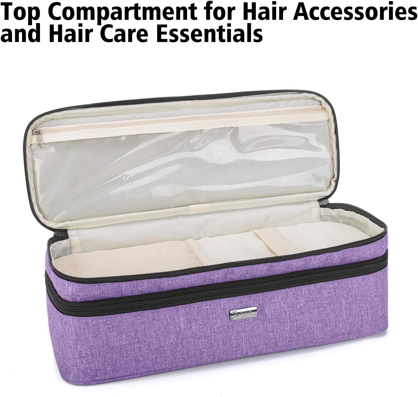 Teamoy Travel Case Compatible with Revlon One-Step Hair Dryer And Volumizer Hot Air Brush - Image 3