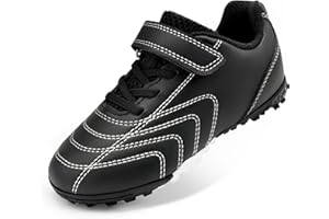 Stelle Boys Girls Indoor Soccer Shoes Kids Turf Shoes Baseball/Softball Futsal Athletic Cleats for Toddler/Little/Big Kid