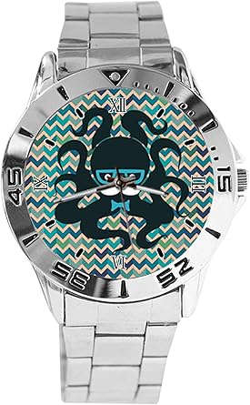 Reloj de Pulsera analógico con diseño de Pulpo y chevrón ...