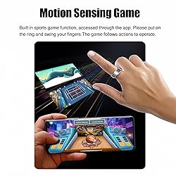 Qjijolz Smart Ring for Women Men, Fitness Tracker