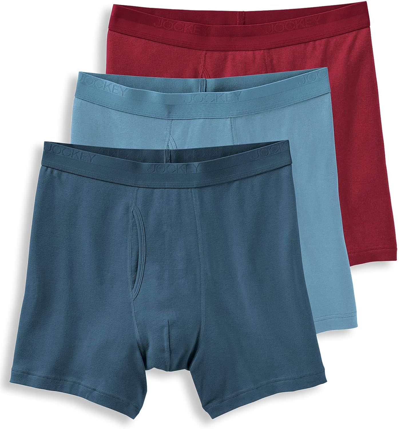 Jockey Men's Underwear Signature Pima Cotton MidRise Boxer Brief 3