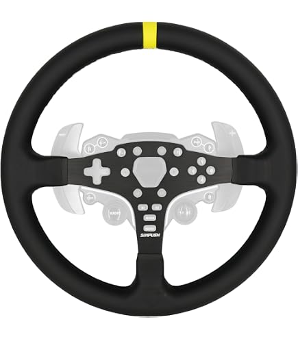 Amazon.com: SIMPUSH 13-Inch (33cm) Carbon Fiber Steering Wheel MOD