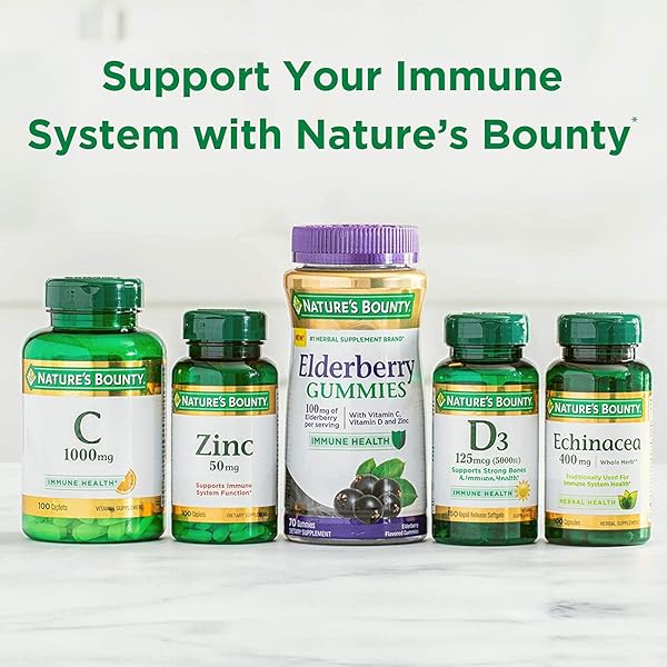 NATURE’S BOUNTY VITAMIN C, ORANGE, 80 COUNT