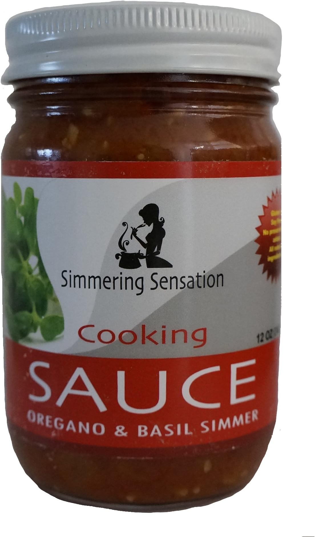 Simmering Sensation, Simmer Sauce Oregano Basil, 12 Ounce