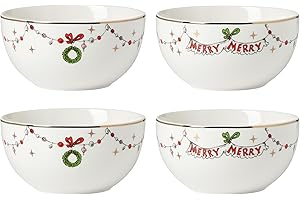 Lenox 894167 Merry Grinchmas Assorted All-Purpose Bowls, Set of 4