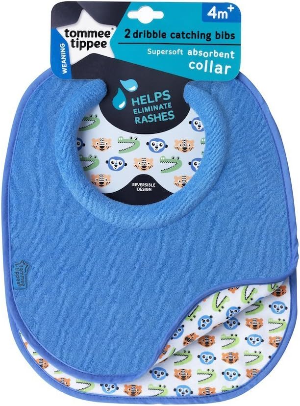 Tommee Tippee Explora 2 Dribble Catching Bibs Reversible 4m