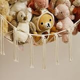 mirolam Teddy Hammock - Soft Plush Toy Storage for Kids Room Decor view 4