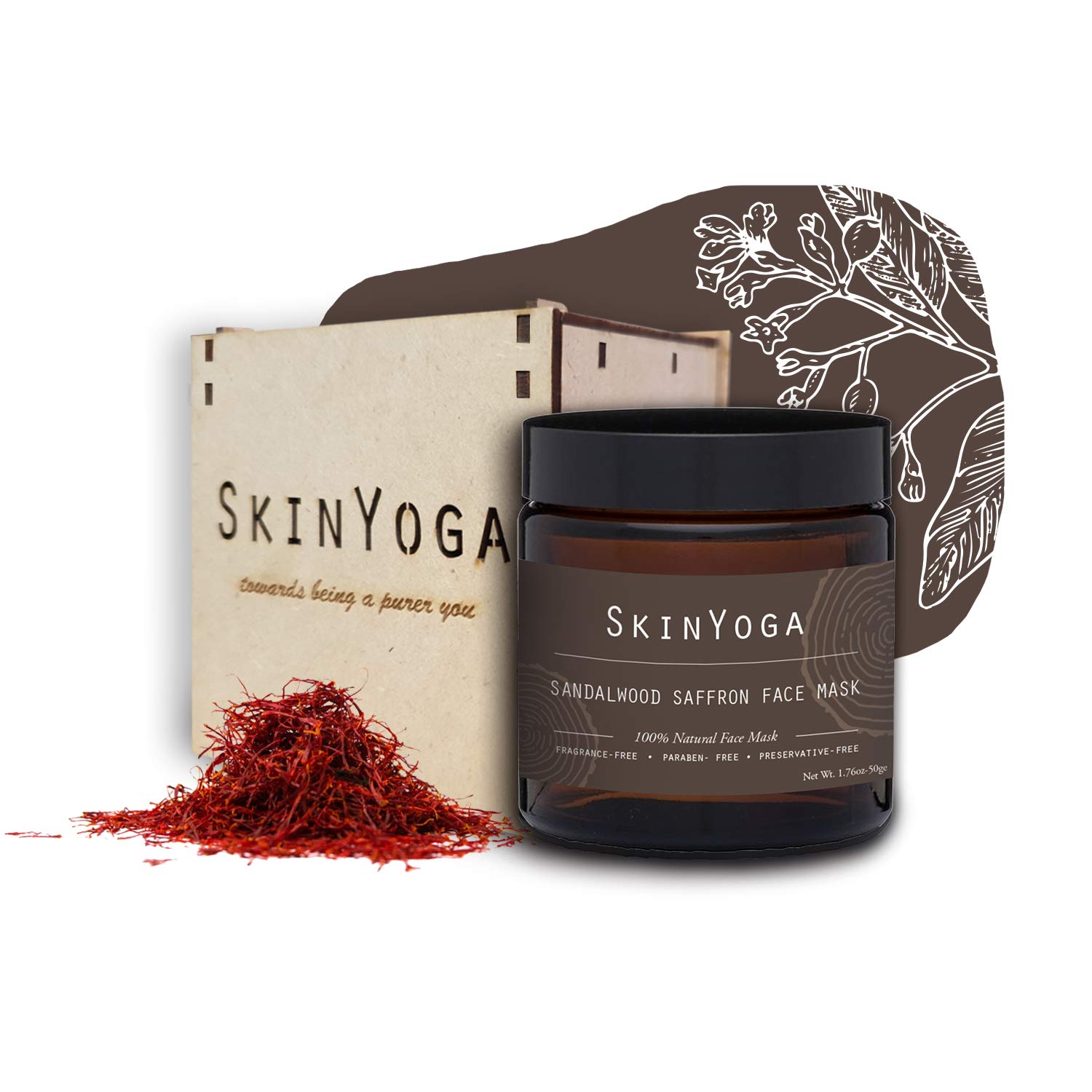 blue nectar ayurvedic anti ageing saffron and sandalwood face cream