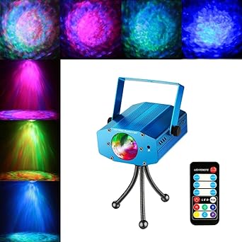 coidea LED Iluminación de discoteca – Proyector de luz 9 W 7 ...