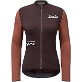 Santic Women's Cycling Jersey Winter Thermal Pro Long Sleeve Fleece UPF 50+ Jersey Cycling Jacket