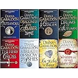 Diana Gabaldon Outlander Series 8 Books Collection Set (Outlander,Dragonfly in Amber,Voyager,Drums of Autumn,Fiery Cross,Brea