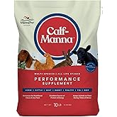 Manna Pro Calf-Manna Multi-Species Performance Supplement, 10 lb Bag | High-Protein Performance Supplement, Supports Growth &amp; Weight Gain, For Livestock, Poultry, Rabbits, Horses &amp; More