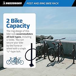 Sandbaggy Commercial Bike Racks - Galvanized Steel