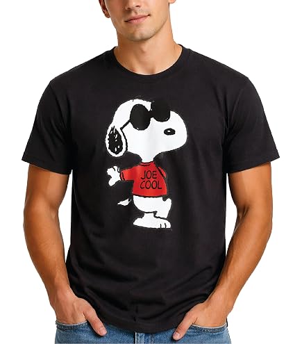 レトロンズスヌーピー（JOE COOL Tシャツ）オラフ（サングラス Tシャツ） Amazon.com: Peanuts Snoopy Sunglasses Joe Cool T-Shirt : Clothing