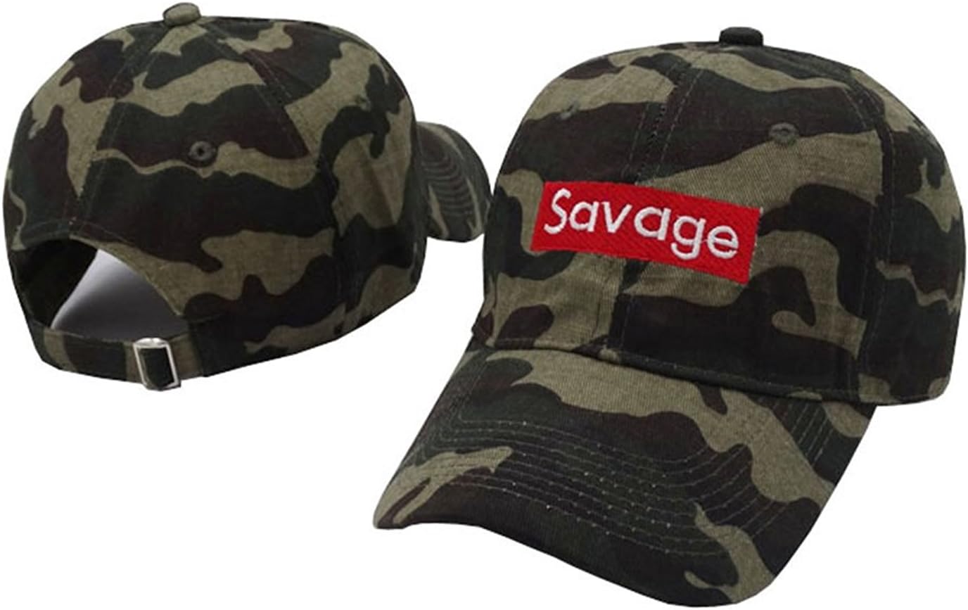 Savage Embroidered Baseball Cap Snapback Hat Cotton Adjustable Dad Hat