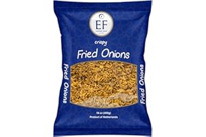 EASTERN FEAST EF - Crispy Fried Onions, 400g (14 oz), Kosher, Halal, Product of Netherlands
