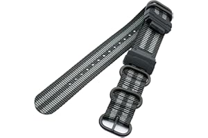 KHZBS Conversion RAF Nylon Strap +Adapters Replacement for Casio g-shock GA100 GA110 G8900 GW6900 GW5600