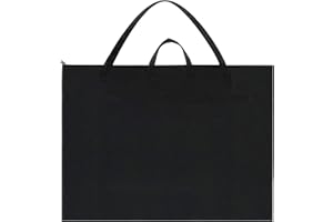 DPEI XUAN Light Weight Art Portfolio Bag with Nylon Shoulder, 24"X 36" Large Size Poster Board Storage Bag, Waterproof Drawing Painting Sketch Bag Case for Artist and Student Art Work Portfolio