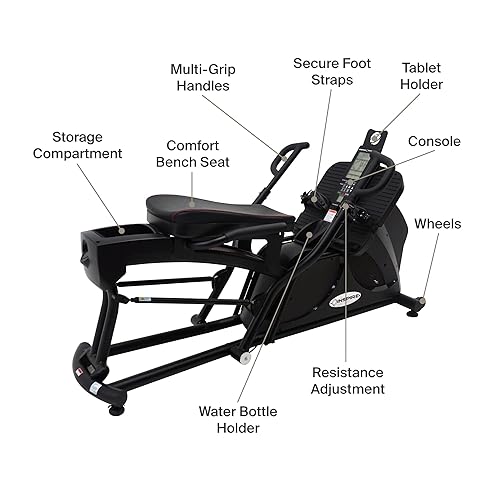 Inspire Fitness Cross Row (Magnetic Rowing Machine), LCD