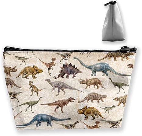 Amazon Co Jp 恐竜 化粧ポーチ メイクポーチ コスメポーチ 化粧品収納 軽い 軽量 防水 出張 旅行も便利 小物入れ 携帯便利 多機能 バッグ 小さな化粧品の袋 ホーム キッチン