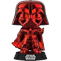 darth vader red chrome pop