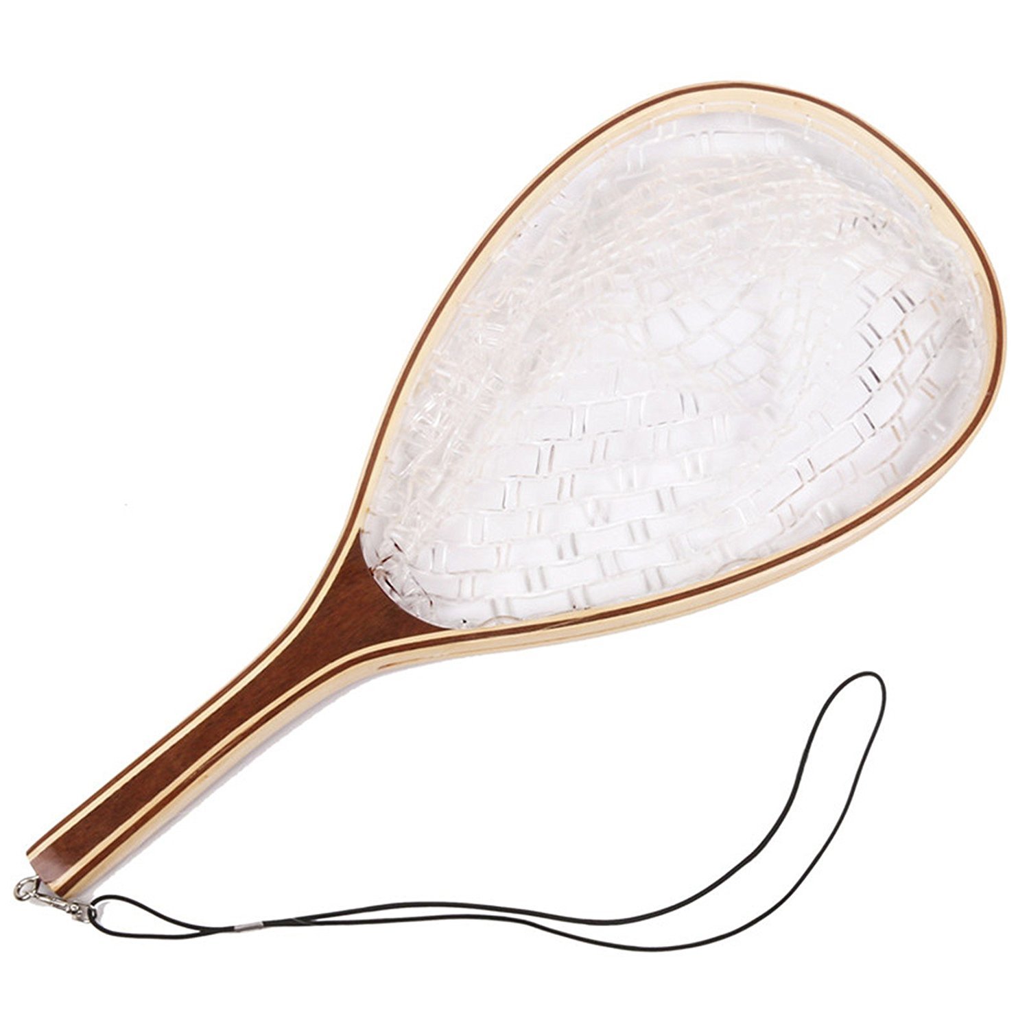 Photo 1 of (see all images) Fashionwu Fly Fishing Landing Net Trout Fishing Net, Soft Rubber Catch and Release Fish Net