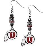 Siskiyou Sports NCAA unisex-adult Euro Bead Earrings