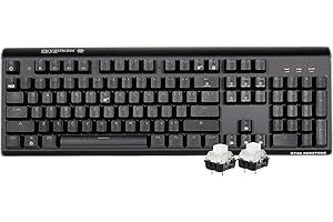 Hexgears GK735 Mechanical Gaming Keyboard Kailh Box White Switch (Black)