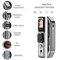 3D Face Recognition Door Lock, Smart WiFi Door