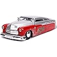Jada Bigtime Muscle 1:24 1951 Mercury Coupe Die-cast Car Red, Toys for Kids and Adults